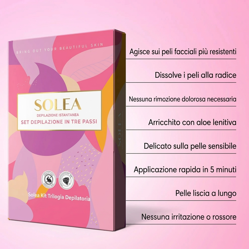 Solea® | Kit Trilogy per la Rimozione dei Peli